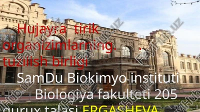 hujayratirikorganizimlarning..tuzilish birligi — PPTX