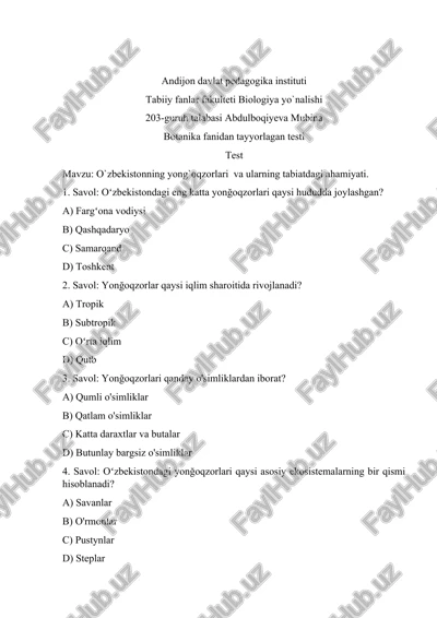 abdulboqiyeva mubina testi — DOCX