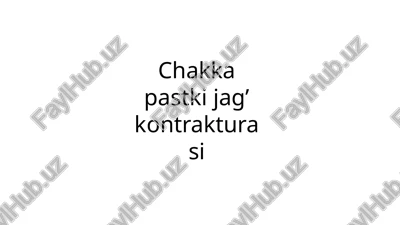 chpjb kontrakturasi — PPTX
