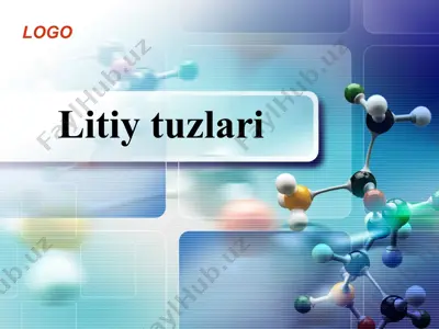 litiy tuzlari — PPTX