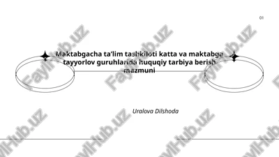 huquqiy tarbiya berish mazmuni — PPTX