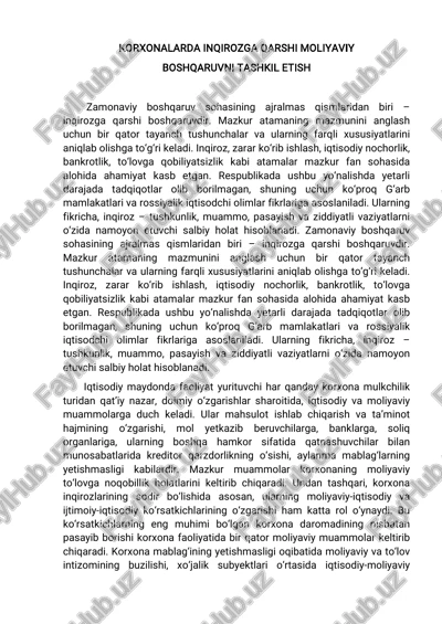 inqirozga qarshi boshqaruv — PDF