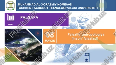 falsafiyantropologiya(insonfalsafasi) — PPT
