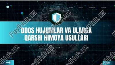 ddos hujumlar va ularga qarshi himoya usullari — PPTX