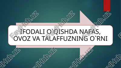 nutq va nafas ustida — PPTX