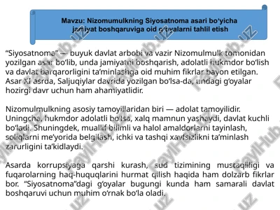 siyosatnoma — PPTX