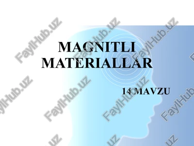 diomagnetikmateriallar — PPTX