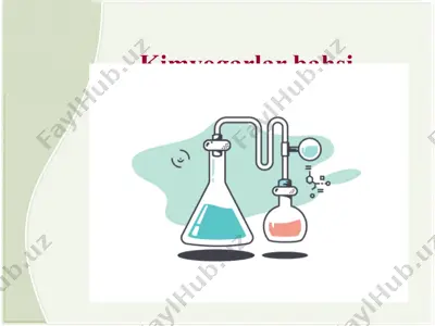 kimyoviy qonunlar — PPTX