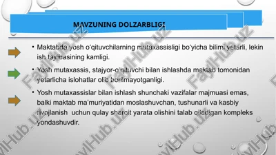 abdulla avloniy nomidagi pedagoglarni kasbiy rivojlantirish va yangi metodikalarga o‘rgatish — PPTX