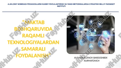 mavzugaoidme’yoriy-huquqiyhujjatlar — PPTX