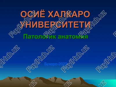 patologik anatomiya — PPT