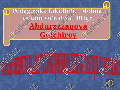 respublikada texnik ijodkorlikning tashqiliy asoslari — PPTX