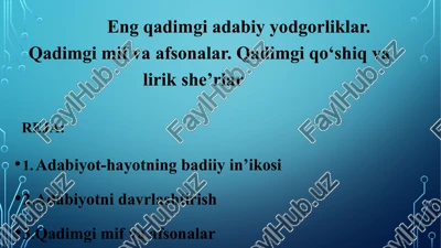 adabiyot-hayotningbadiiyin’ikosi — PPTX