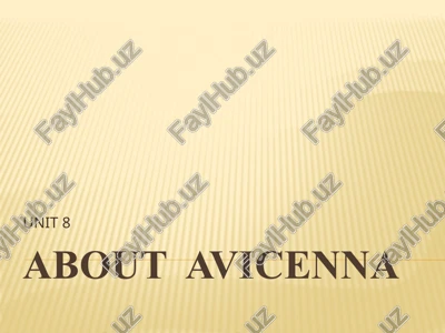 about avicenna — PPTX