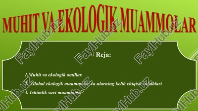 muti vaekologik muammolar — PPT