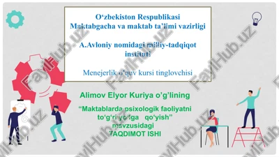 psixologik faoliyatni to’g’ri yo’lga qo’yish — PPTX