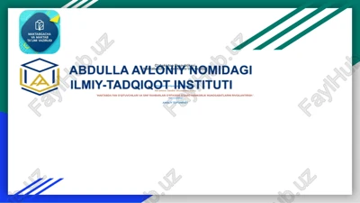 maktabda fan o‘qituvchilari va sinf rahbarlari o‘rtasida o‘zaro hamkorlik munosabatlarini rivojlantirish — PPTX