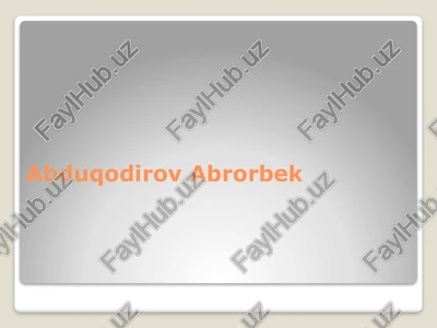 angiologiya — PPTX