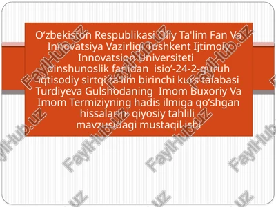 iqtisodiy sirtqi ta'lim birinchi kurs — PPTX