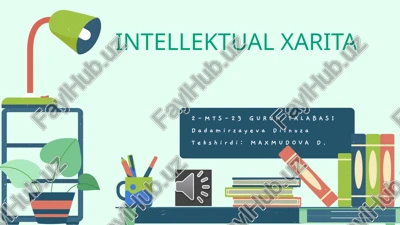 intellektual xarita — PPTX