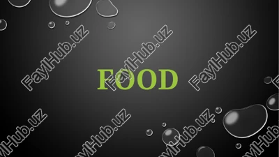 food — PPTX