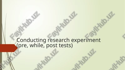 pretesting — PPTX