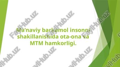 bola tarbiyasi ijtimoiy vazifa eknligi — PPTX