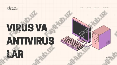 virus va antiviruslar — PPTX