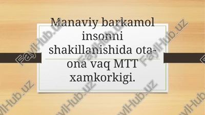 qadimgi davirlarda bolalar tarbiyasi ijtimoiy vazifasi — PPTX