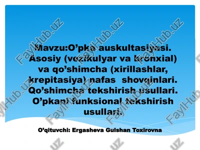 o’pkaauskultasiyasi — PPTX