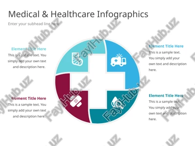 medical & healthcare infographics — PPTX