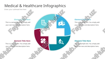 medical & healthcare infographics — PPTX