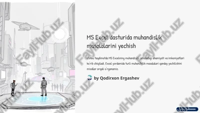 ms excel dasturida muhandislik masalalarini yechish — PPTX