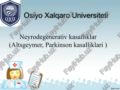 parkinson kasalligi — PPTX