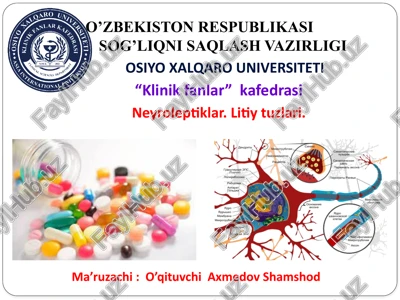 neyroleptiklar.litiytuzlari — PPTX