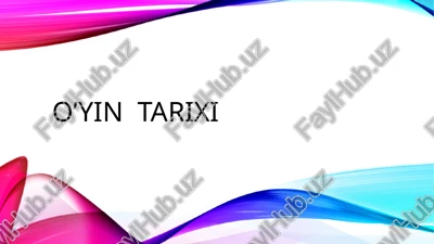o’yintarixi — PPTX