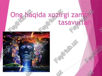 ong haqida tushuncha — PPTX