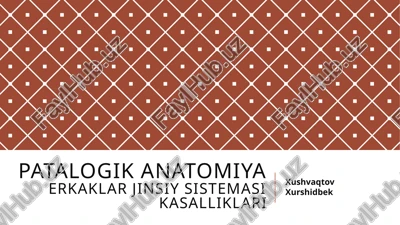 patalogik anatomiya — PPTX