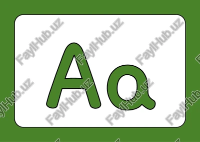 alphabet a-z reading flashcard — PDF
