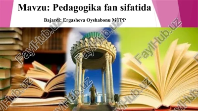 ergasheva oyshabonu mtpp — PPTX