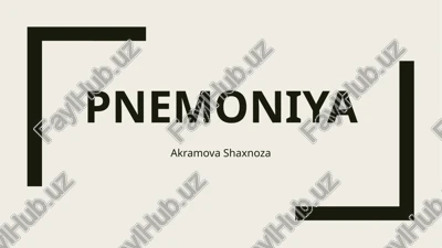 pnemoniya — PPTX