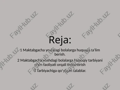 fuqarolik tarbiyasi — PPTX