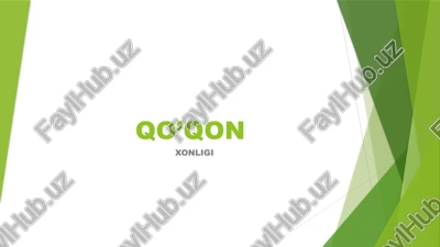 qo‘qonxonligi — PPTX