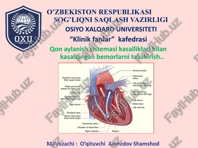klinik fanlar kafedrasi — PPT