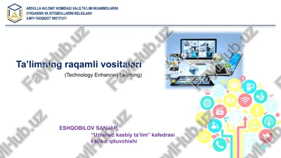 elektronta’limresurslari — PPTX
