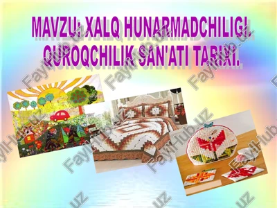 xalq hunarmadchiligi — PPT