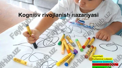 kognitiv rivojlanish nazariyasi — PPTX