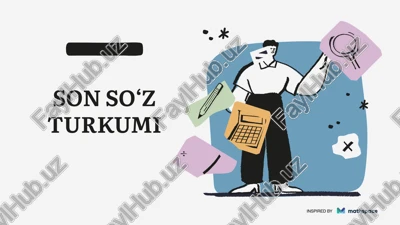 son so‘z turkumi — PPTX