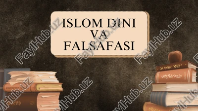 islom dini va falsafasi — PDF
