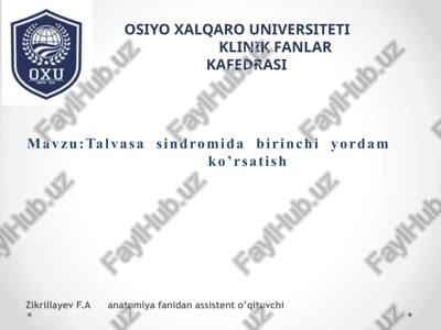 konchilik ishi yo’nalishi (sirtqi ta’lim) «s1-ki-22» guruh — PPTX